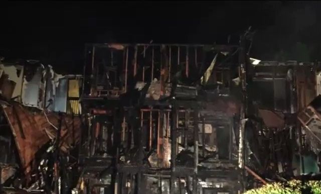 Charlotte apartment fire displaces 100+ residents