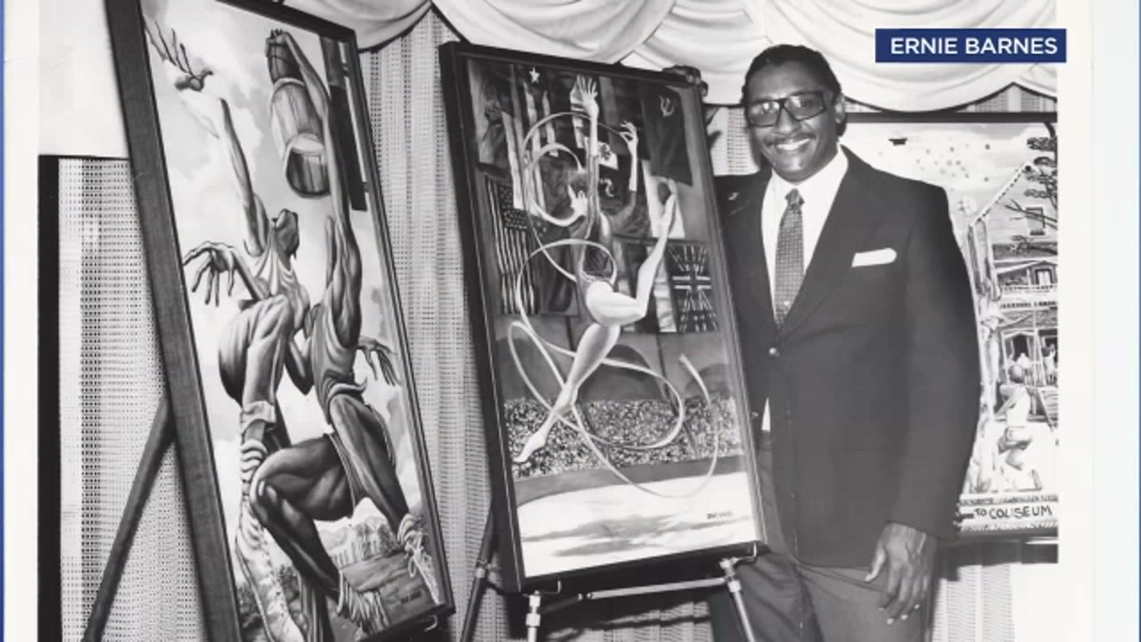In Depth Ernie Barnes Exhibit At Nc Museum Of History