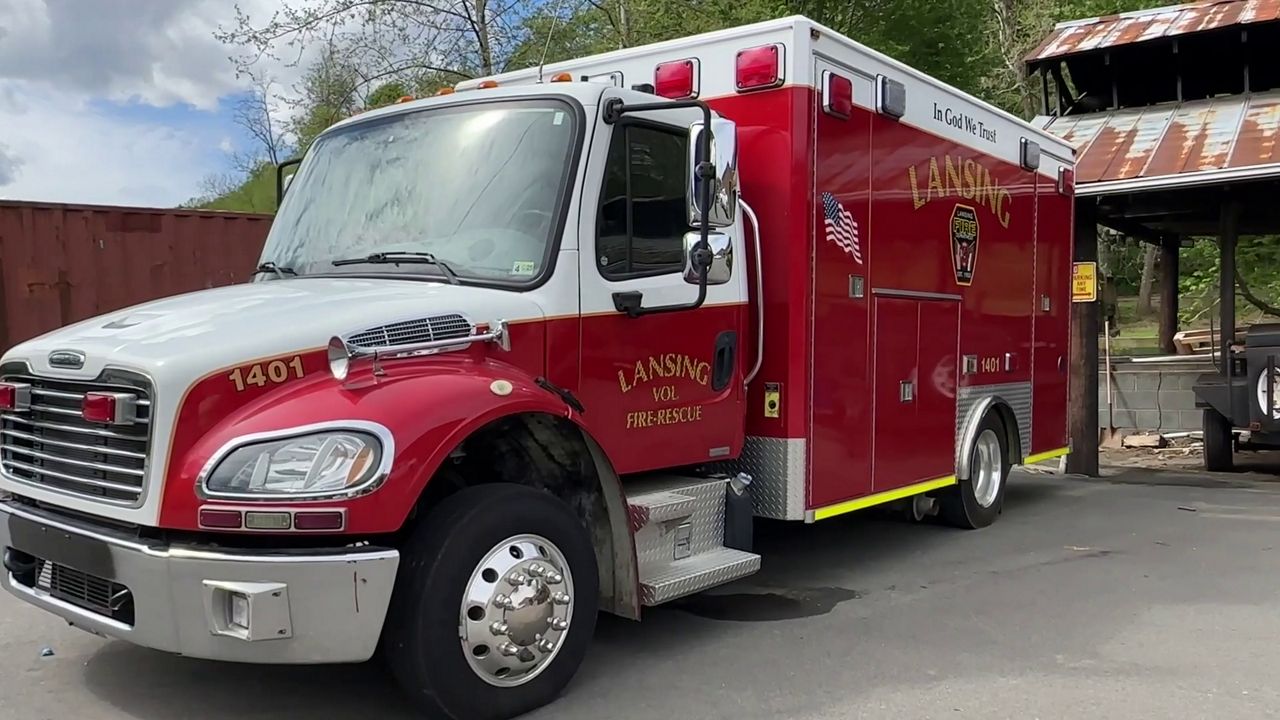 The Lansing Fire Department purchased a new fire truck with a loan from an energy company after losing two trucks during Helene. (Spectrum News 1)