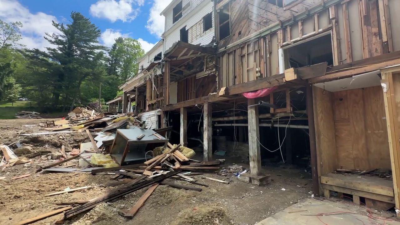 The 135-year-old Green Park Inn Hotel in Blowing Rock is being renovated. (Spectrum News 1)