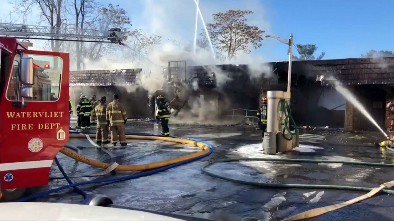 watervliet colonie car wash fire