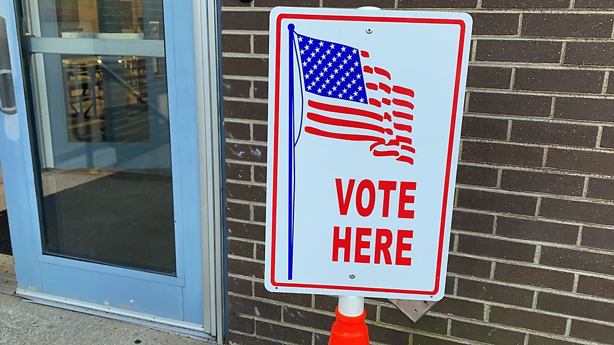 Vote Here Sign