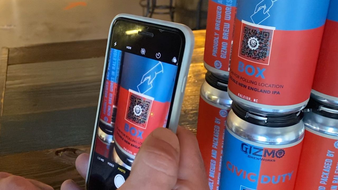 Beer Helps Voters Find Polling Place