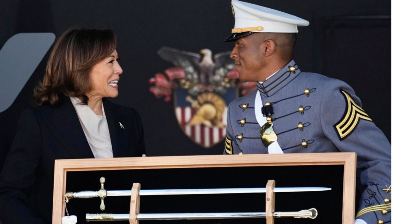 VP Harris gives commencement speech at West Point