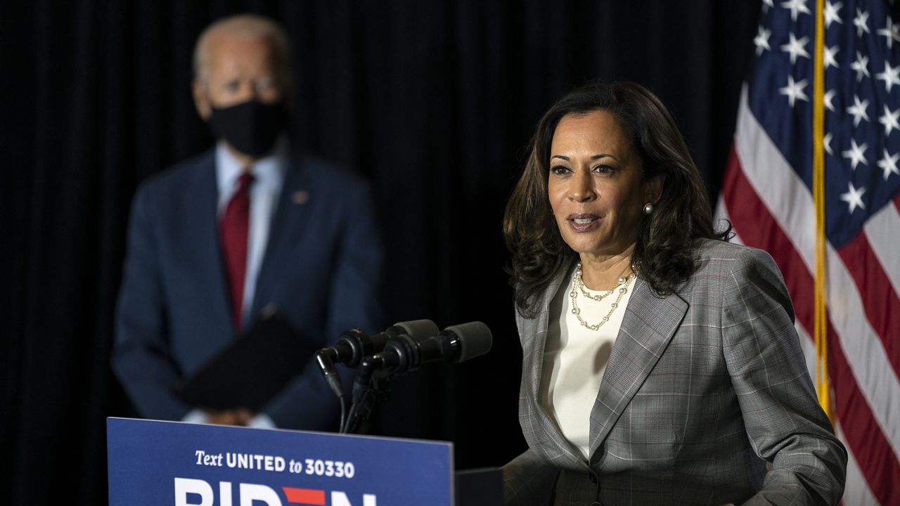 Joe Biden and Kamala Harris.