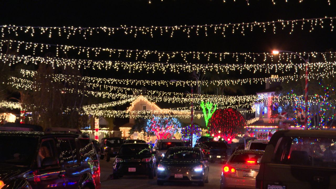 Wakefield Winter Wonderland Lights up Night Sky