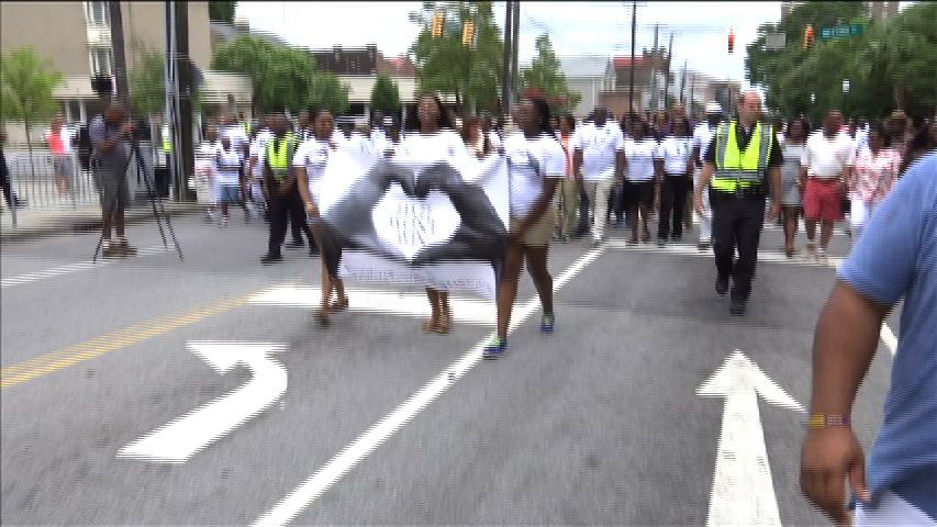 Walk Of Unity Held To Remember Charleston Shooting Victims