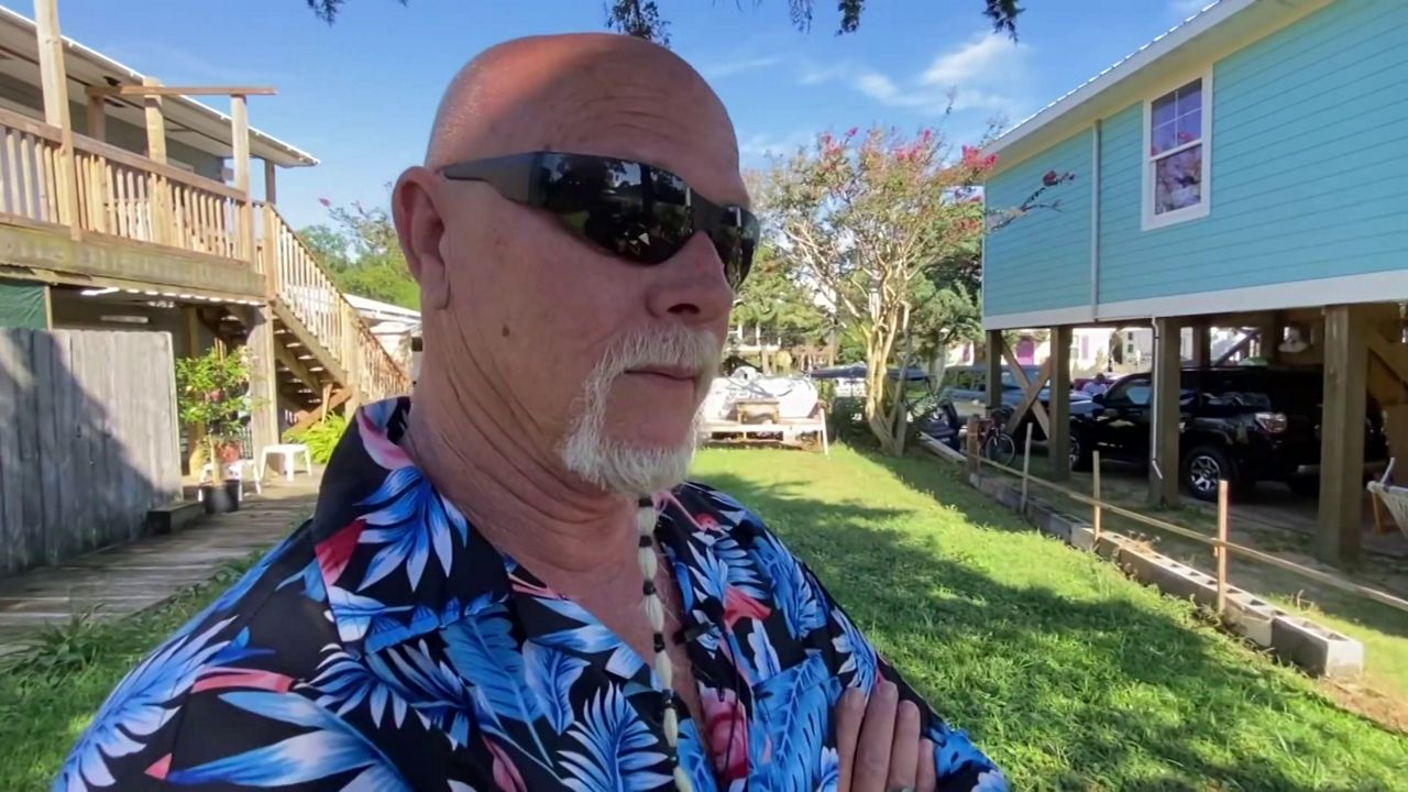 Walter Penny, uncle of slain Wake County Deputy Ned Byrd, is in the Outer Banks, taking time to reflect and grieve weeks after Byrd's funeral. (Spectrum News 1/Lauren Howard)