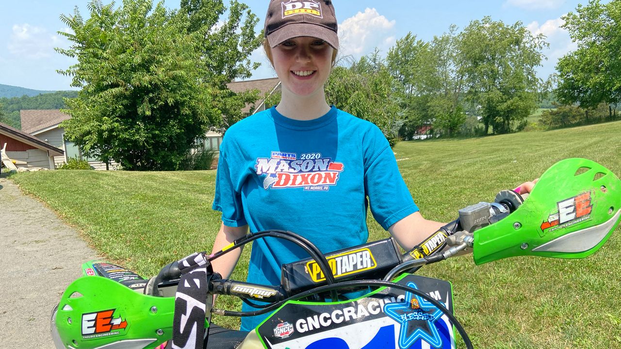 Warwick Teenage Motocross Racer