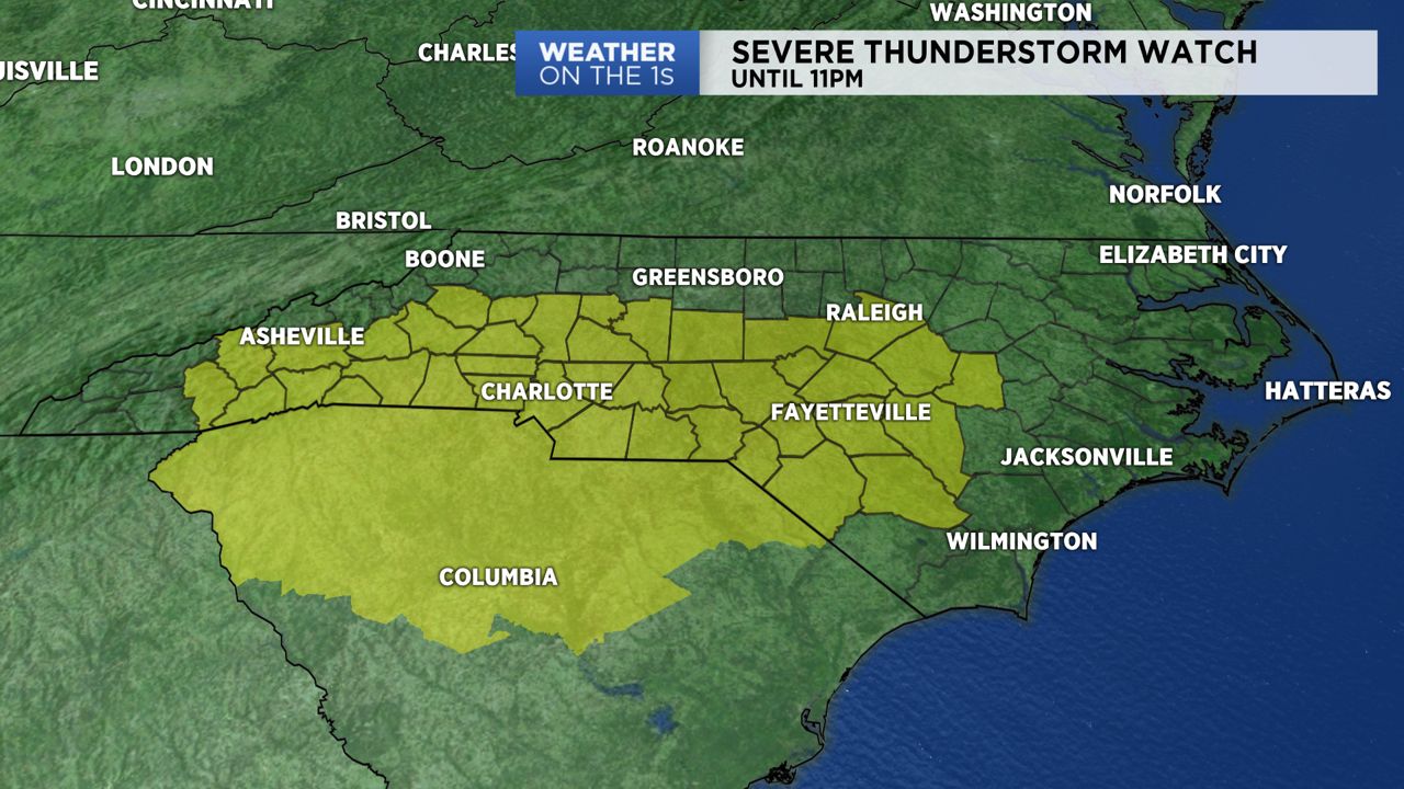 Severe Storms Possible Through Midnight