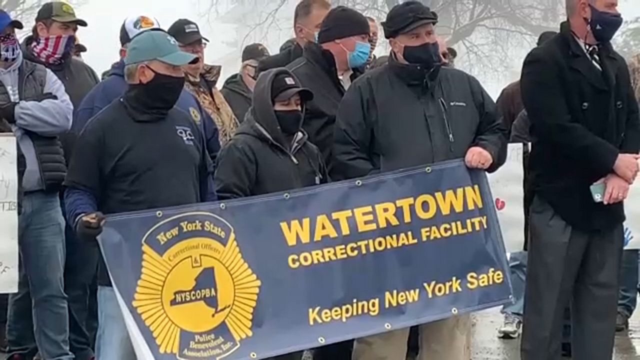 Rally Protests Closure of Watertown Correctional Facility