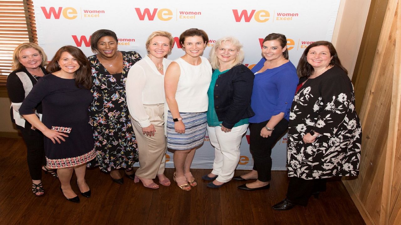 A group photo taken during a WE Lead event. The program is part of the Cincinnati USA Regional Chamber's Women Excel initiative. (Provided)
