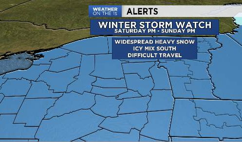 Cold and Dry Today, Light Snow Tonight