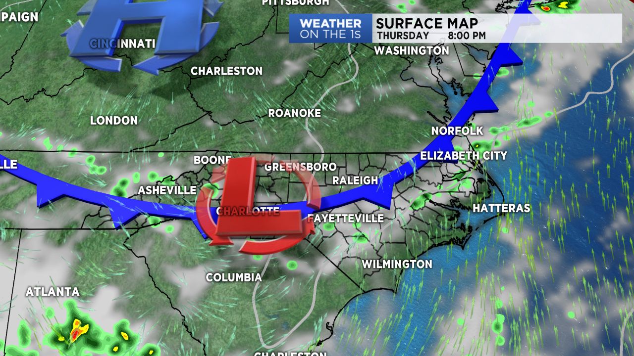 Cold front ushers in drier air for upcoming weekend