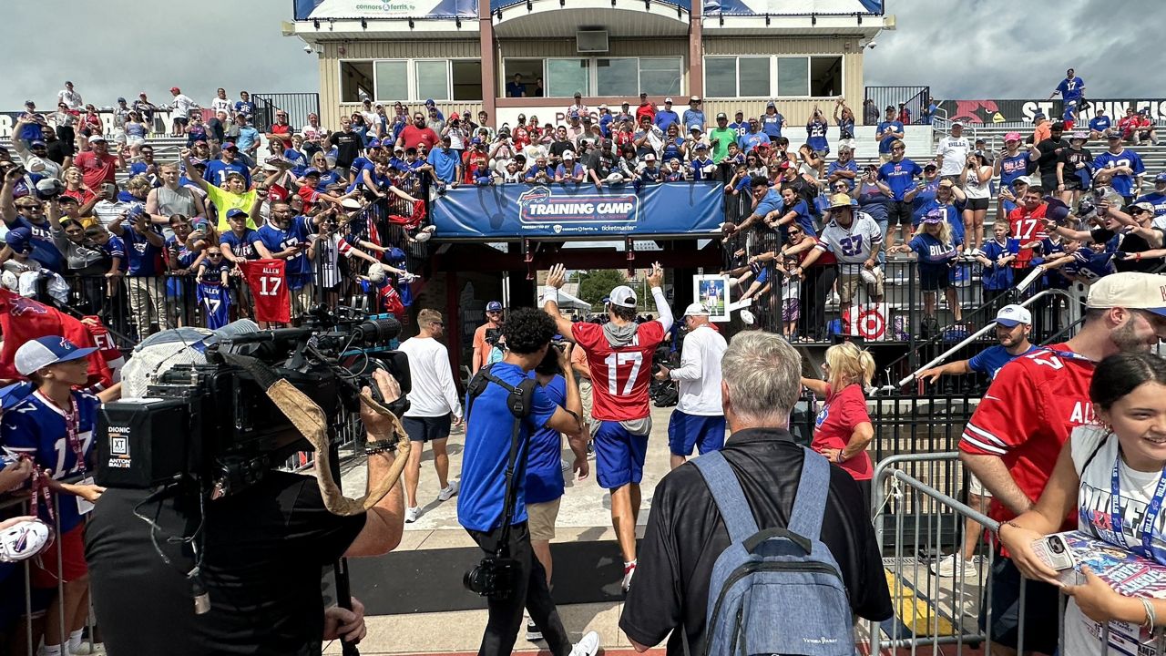 The Buffalo Bills wrapped up their 2024 training camp at St. John Fisher University. (Spectrum News 1/Andy Young Photo)