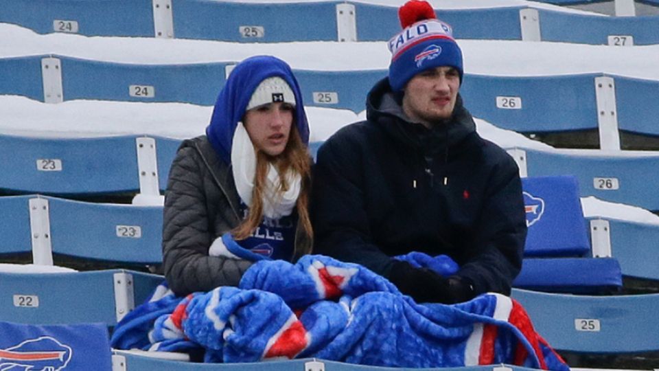 Buffalo Bills Share Photos of Snowed-in Highmark Stadium