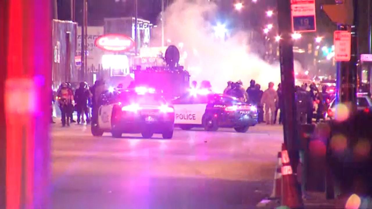 Buffalo Officer Nys Trooper Hit By Vehicle During Protest