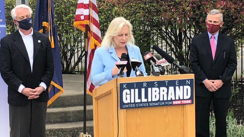 Gillibrand introduces bills aiming to reduce prescription drug prices in Niagara Falls visit