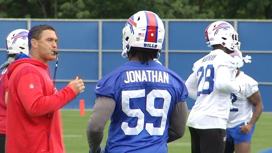 Buffalo Bills defensive lineman Kingsley Jonathan