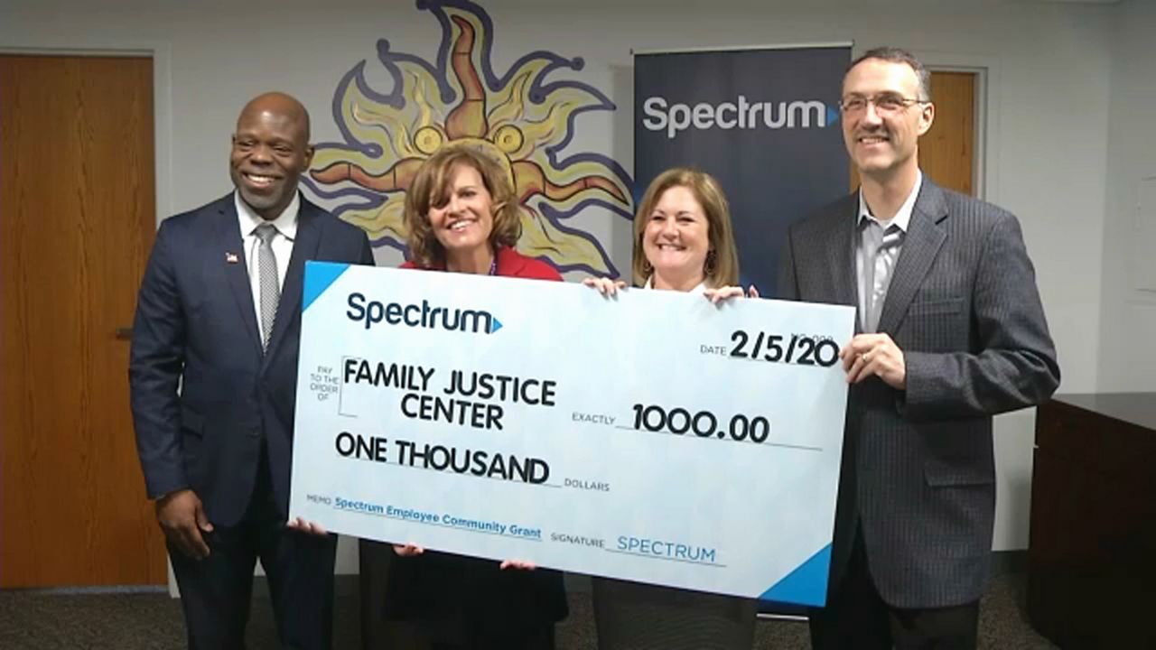 Spectrum Donates 1K to Family Justice Center of Erie County