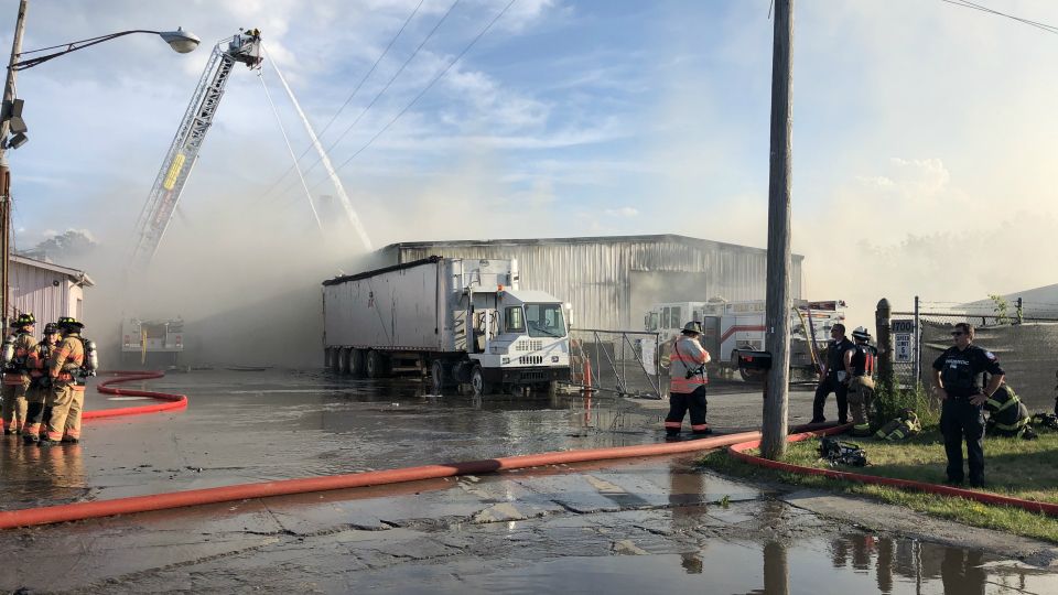Crews Battle Massive Fire in West Seneca