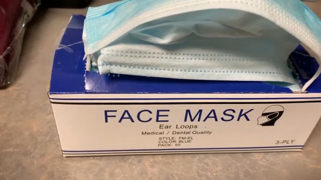 A protective face mask appears in this file image. (Spectrum News/FILE)