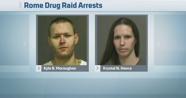 Two People Arrested in Rome Drug Raid