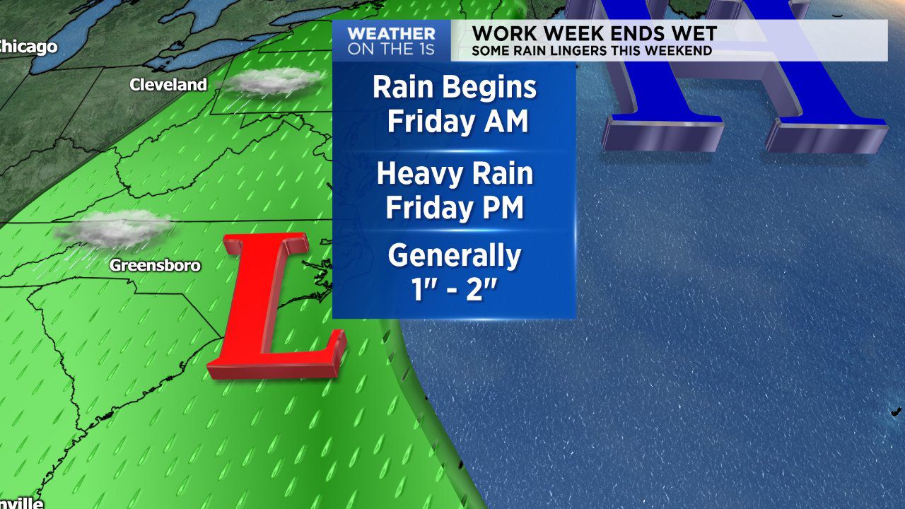 Clouds Increase Thursday, Rain Moves In Friday