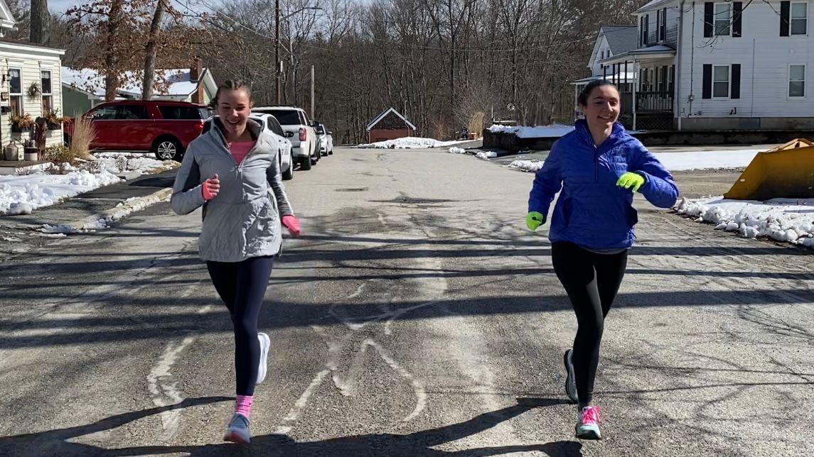 Webster sisters running 2023 Boston Marathon