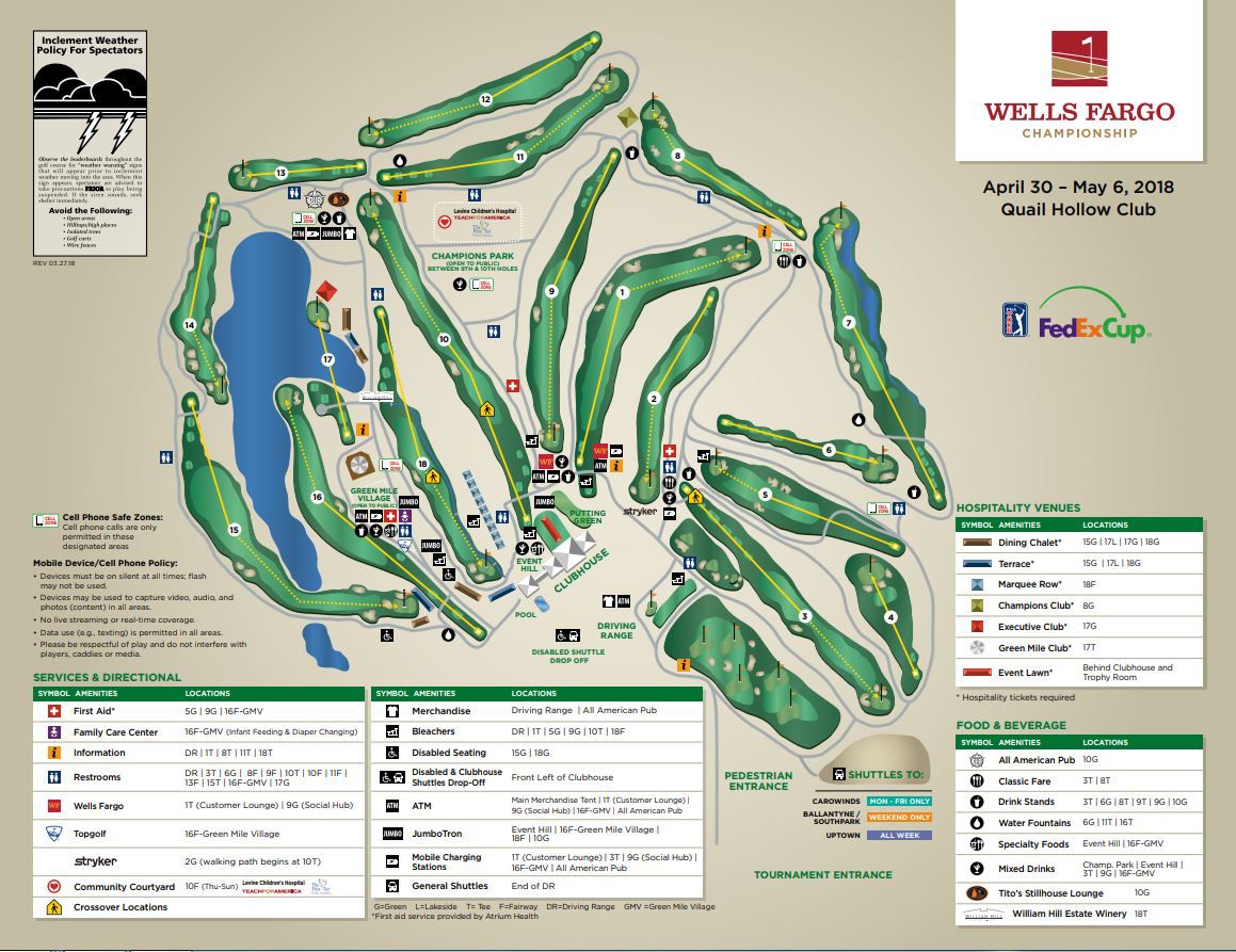 wells fargo championship where to watch