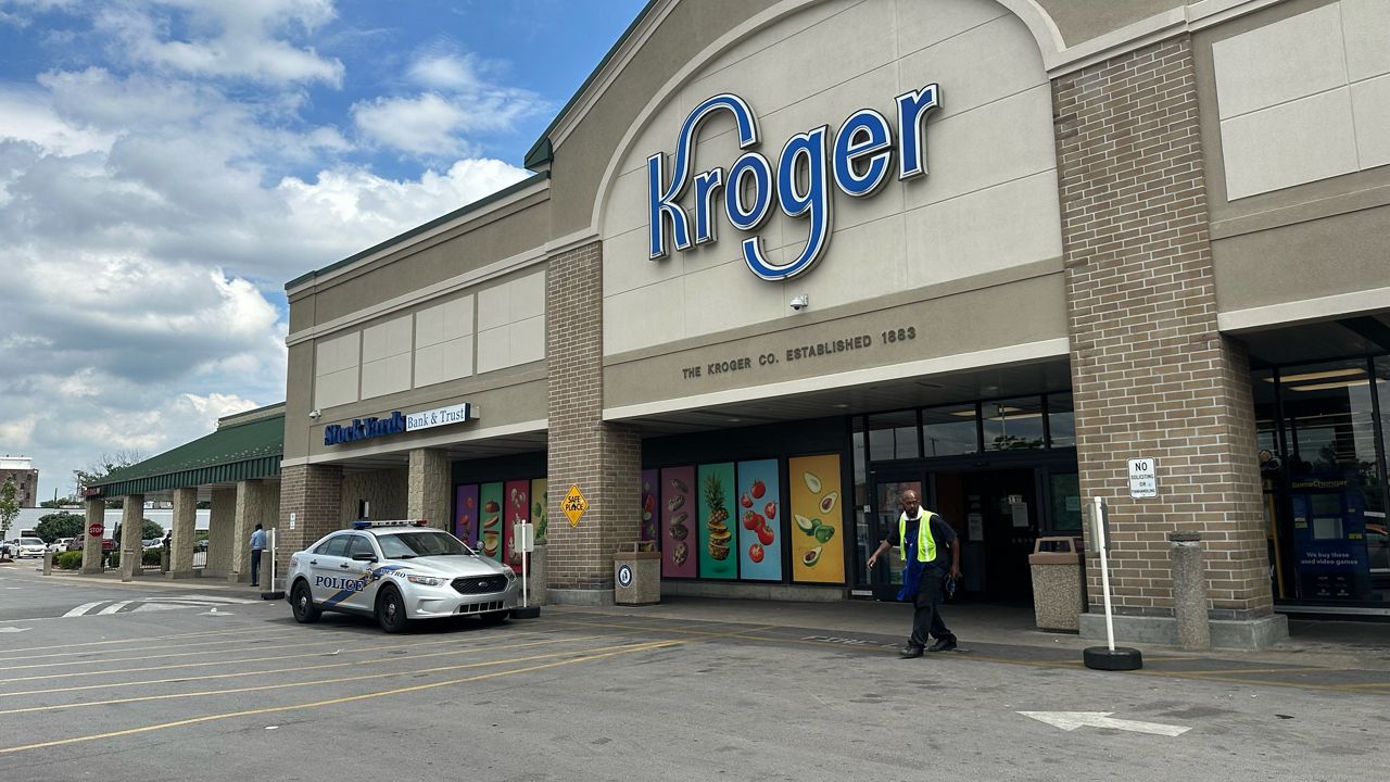 A Kroger grocery store. 