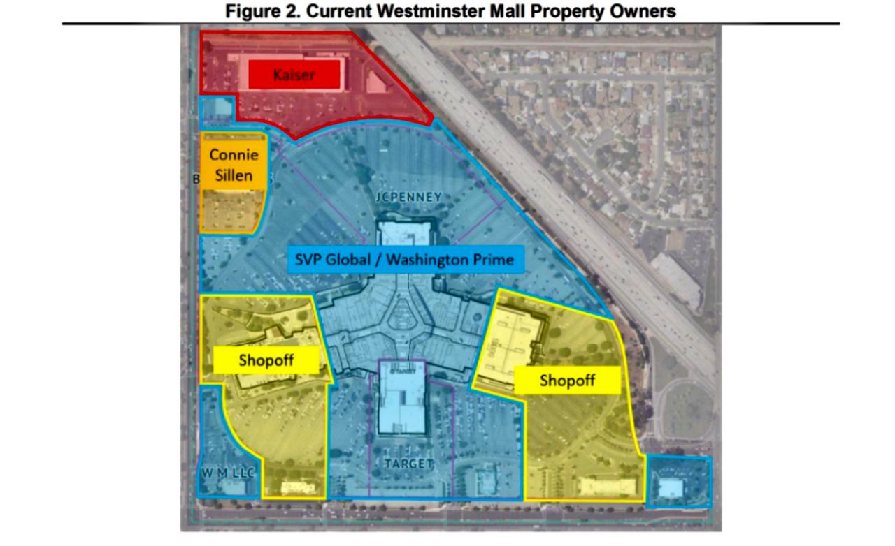 map orange county mall