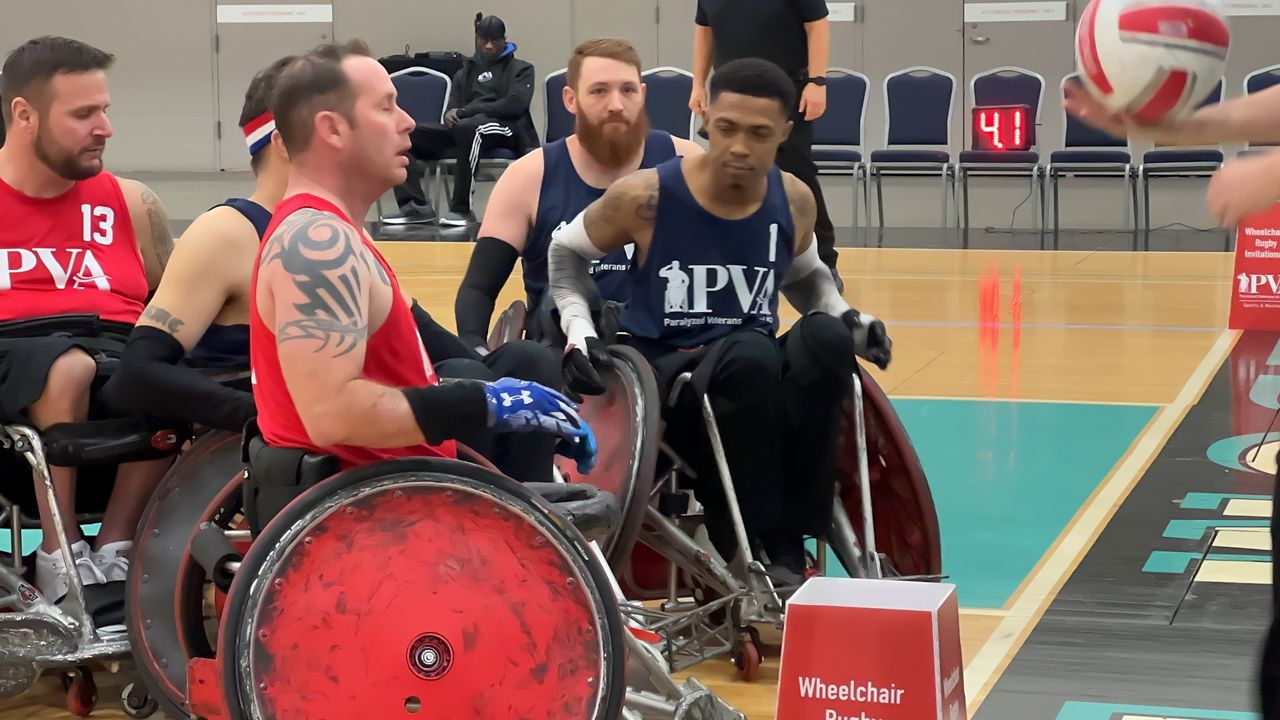 Turning up the heat: Veterans compete in wheelchair rugby
