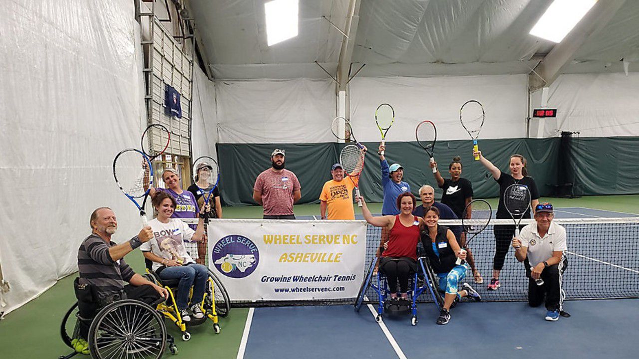 New wheelchair tennis program in Asheville