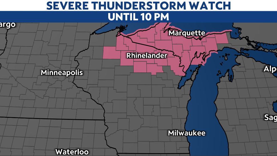 Severe storms possible in Wisconsin through this evening
