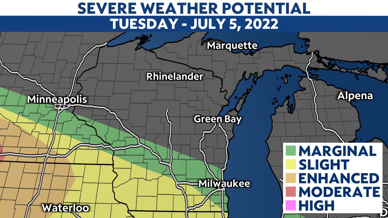 Heat and severe weather threaten southern Wisconsin