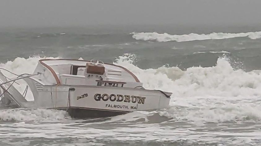 The U.S. Coast Guard says they found 65-year-old captain Charlie Griffin and his dog dead off the coast of Oregon Inlet just after 6:30 p.m. A second boater, 35-year-old Chad Dunn, is still missing. (U.S. Coast Guard)