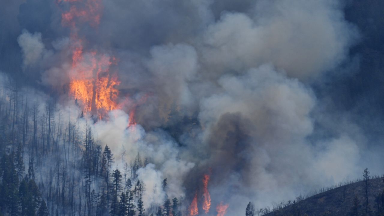 Person killed in wildfires as blazes torch areas of the West