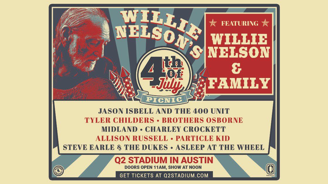 Willie Nelson's Fourth of July Picnic returns to Austin