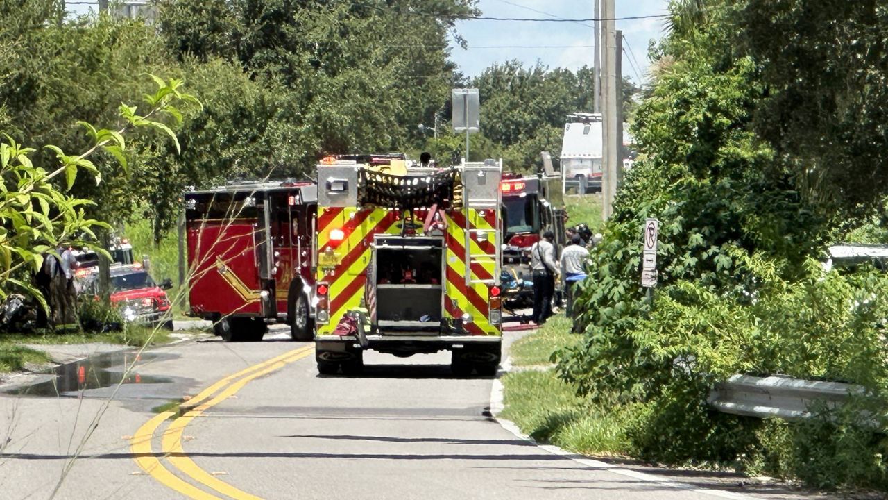 Rescue officials respond to house fire in Winter Garden