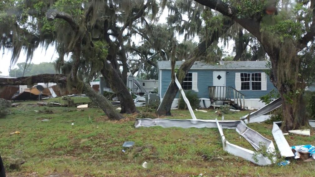 Storm Damage in Winter Haven.