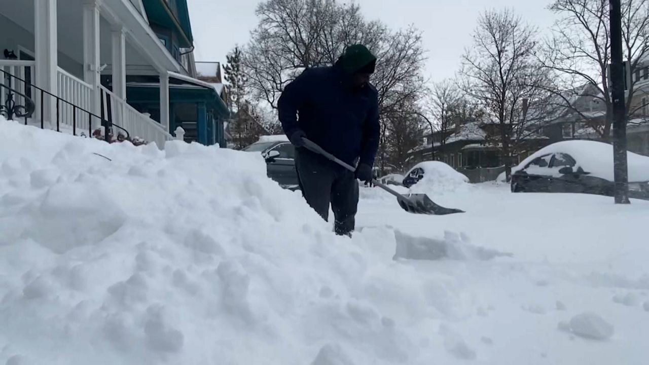 Shoveling