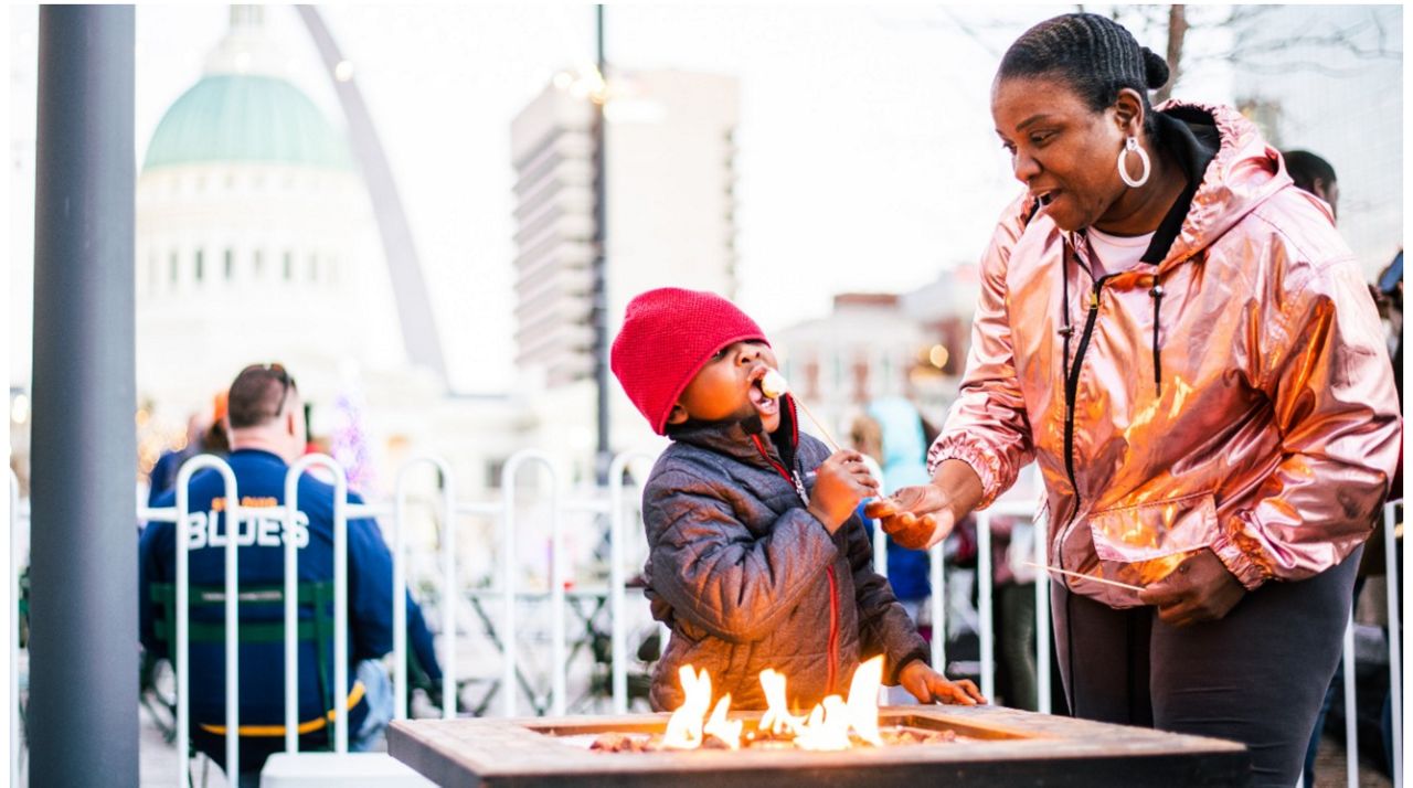 The ninth annual Winterfest by the Gateway Park Foundation is taking place at Kiener Plaza. (Photo courtesy of Winterfest)