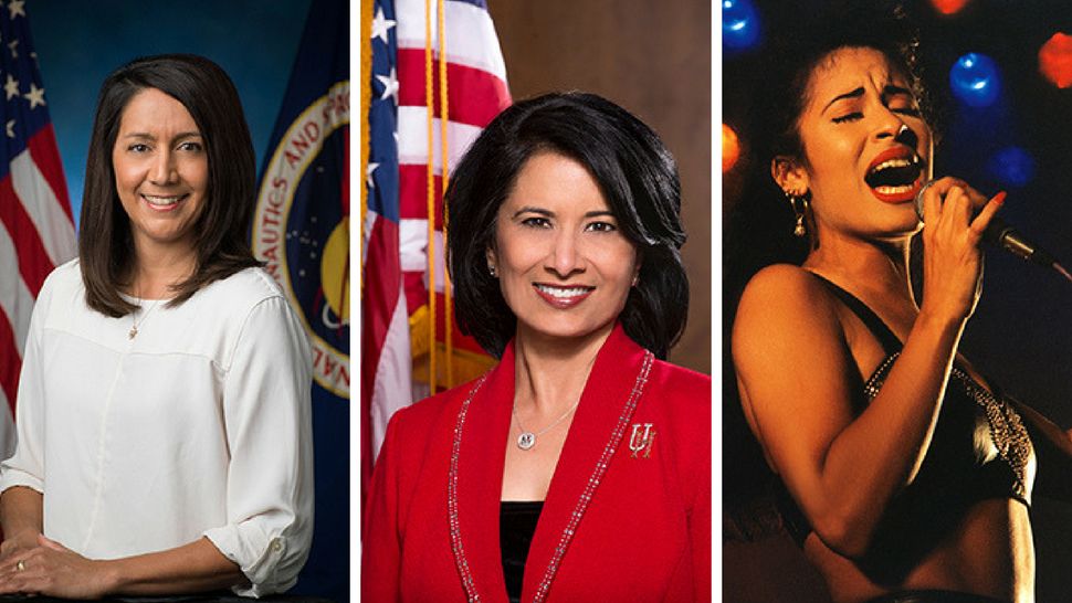 Previous Hall of Fame inductees include Ginger Kerrick, division chief of the Flight Operations Directorate Integration Division at NASA’s Johnson Space Center in Houston; Dr. Renu Khator is chancellor of the University of Houston System and president of the University of Houston; and Selena Quintanilla, Tejano singer. (Photos from Texas Women’s Hall Of Fame website)