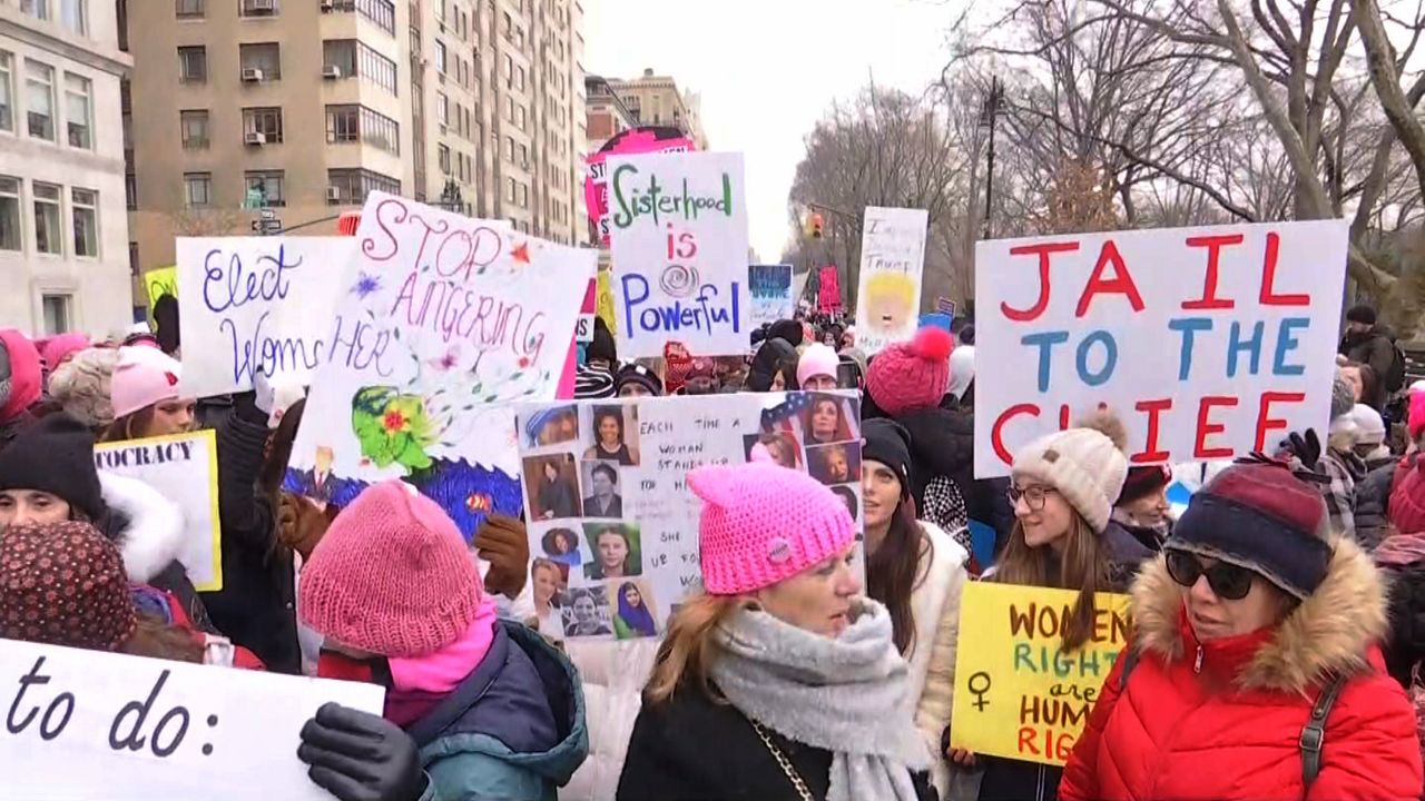 New York City Hosts Women's March for Fourth Time