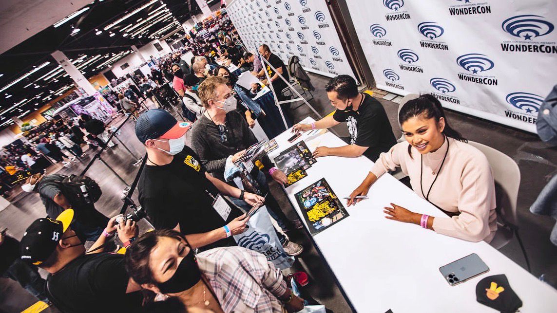 Cast of "Lumpia with a Vengeance" at WonderCon (Photo courtesy Edward Sebastian Jr.)