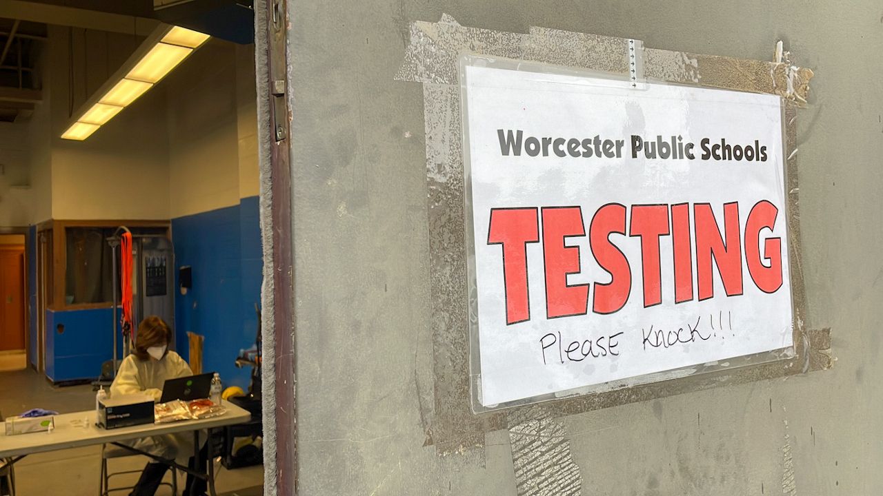 Family Health Center of Worcester ran a clinic on Wednesday at Sullivan Middle School.