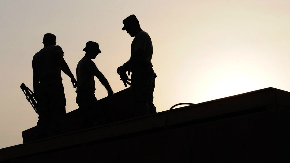 generic workers silhouette 