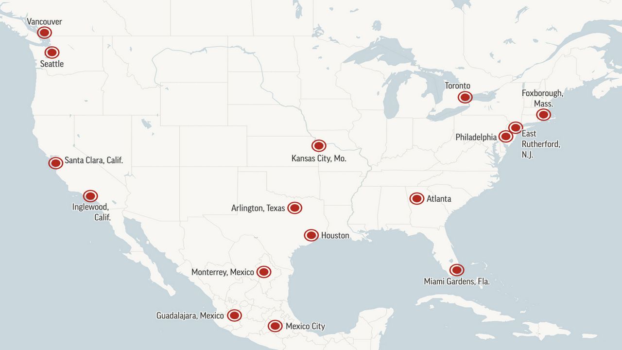 2026 World Cup venues selected: Which cities will host in USA