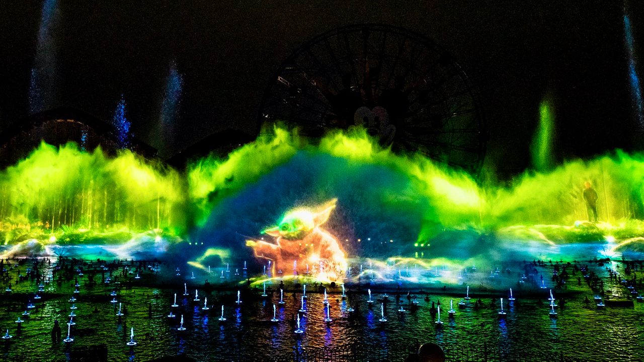 World of Color - One will feature new original music and snippets of Avengers and Star Wars (Courtesy Disneyland Resort)